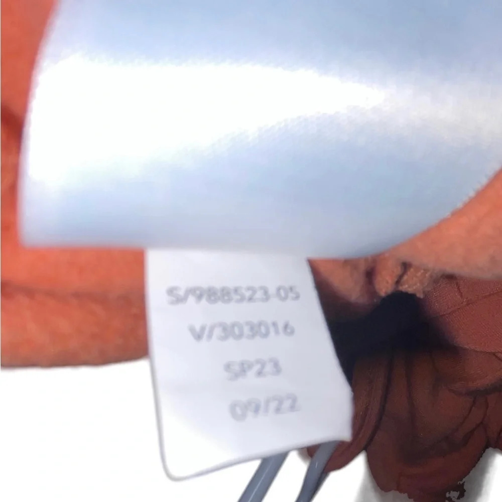 ATHLETA Balance Jumpsuit Size Large Soft Persimmon Lounge Comfortable Travel - Picture 5 of 7